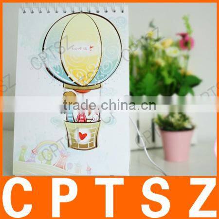 Lovers DIY calendar table lamp