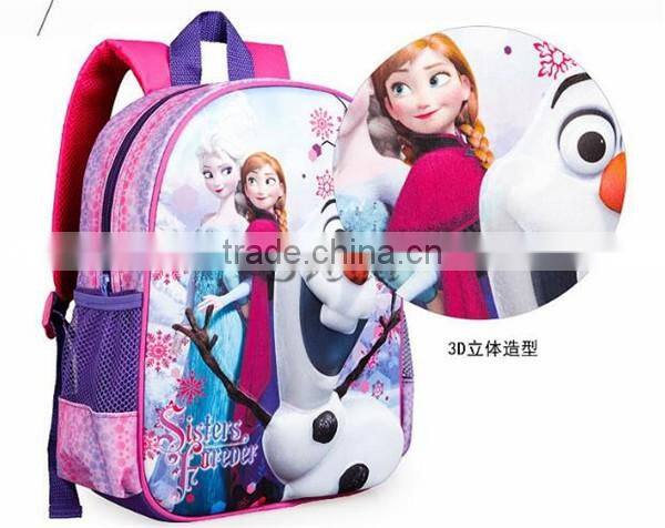 HOT Sale Frozen School Bag Children Backpack Elsa Anna Boy Girl Kids Gift