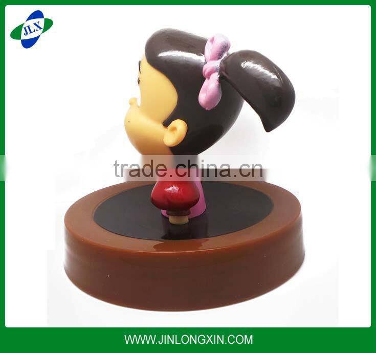 cartoon character figurine plastic bottle cover, personalized candy bottle lid