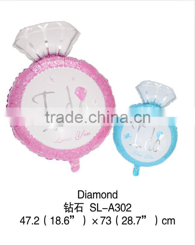 2015 New design diamond shaped foil balloon