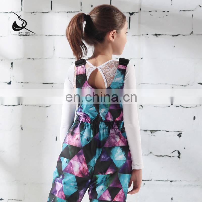 116217001 Girls Cotton Warm Dance Unitard Ballet Pants