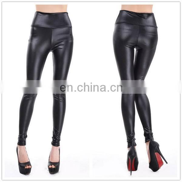 2016 Spring New Style Multi Colors Elastic Leather Leggings IN STOCK