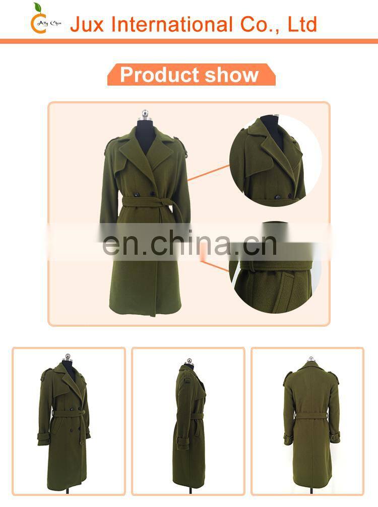Handmade smaller moq double latest coat designs for women