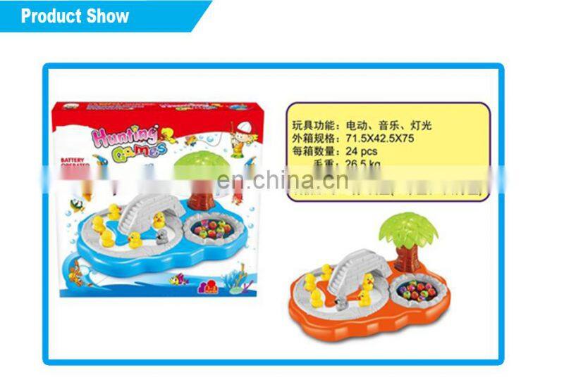 Funny plastic electric toy magnetic BO fishing game
