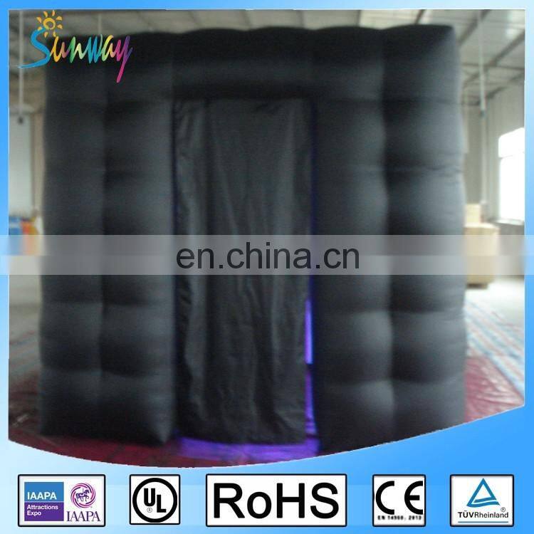 SUNWAY Wedding Rental LED Inflatable Photo Booth inflatable photobooth enclosure