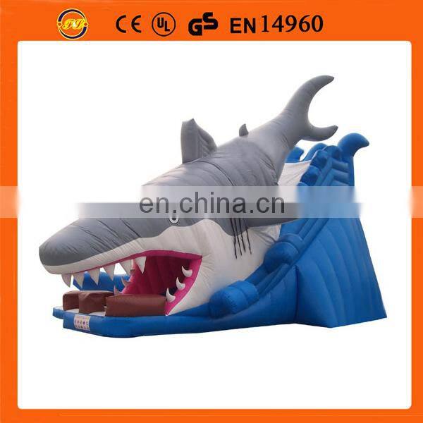 2014 New Jaws Inflatable Slide, Shark Commercial Inflatable Slide