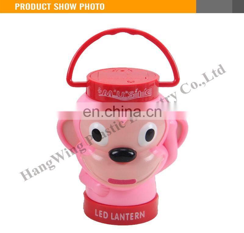 Kids Plastic Cartoon Monkey Lantern Function Projection Toy Lantern
