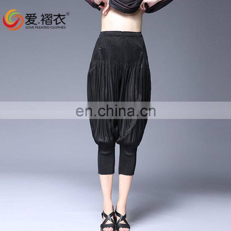 Unique style Anti - Static women fashion high waist pants for autumn