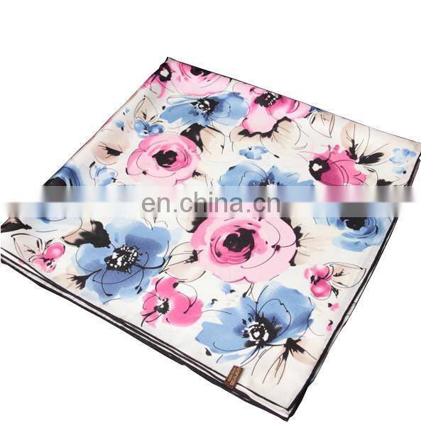 fashion satin square mulberry silk scarf