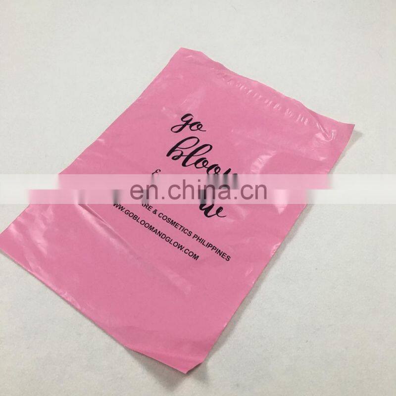 custom cheap purple plastic shipping envelopes bags for clothing