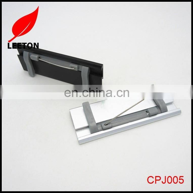 Custom Reusable uniform name badge with pin