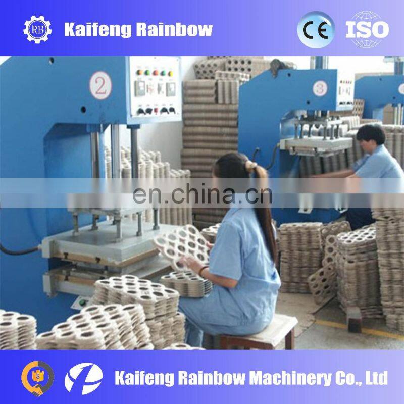 Automatic high efficiency egg tray making machine egg trays production line