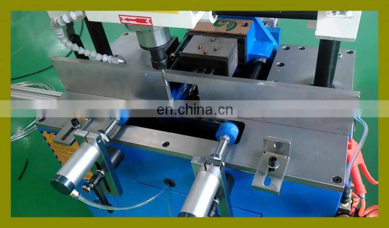 2016 new type precision auto PVC window fabrication machine for lock hole drilling