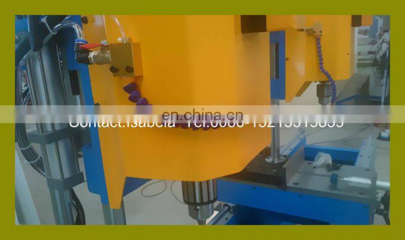 Double head Aluminum window drilling machine