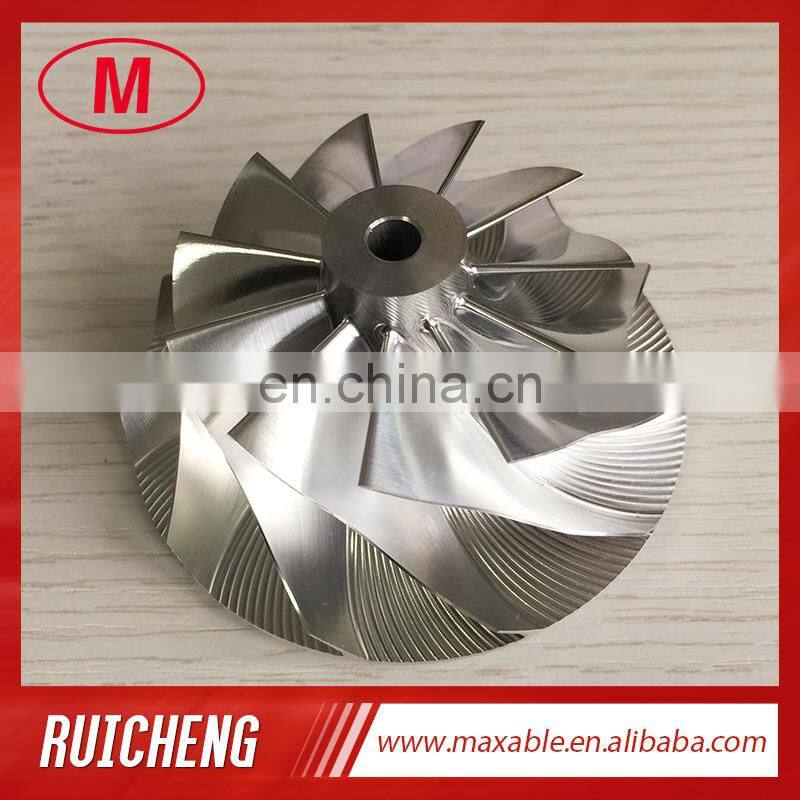 GT3076 54.97/76.13mm 11+0 blades 467756-0004F Turbocharger milling/aluminum 2618/billet compressor wheel for racing