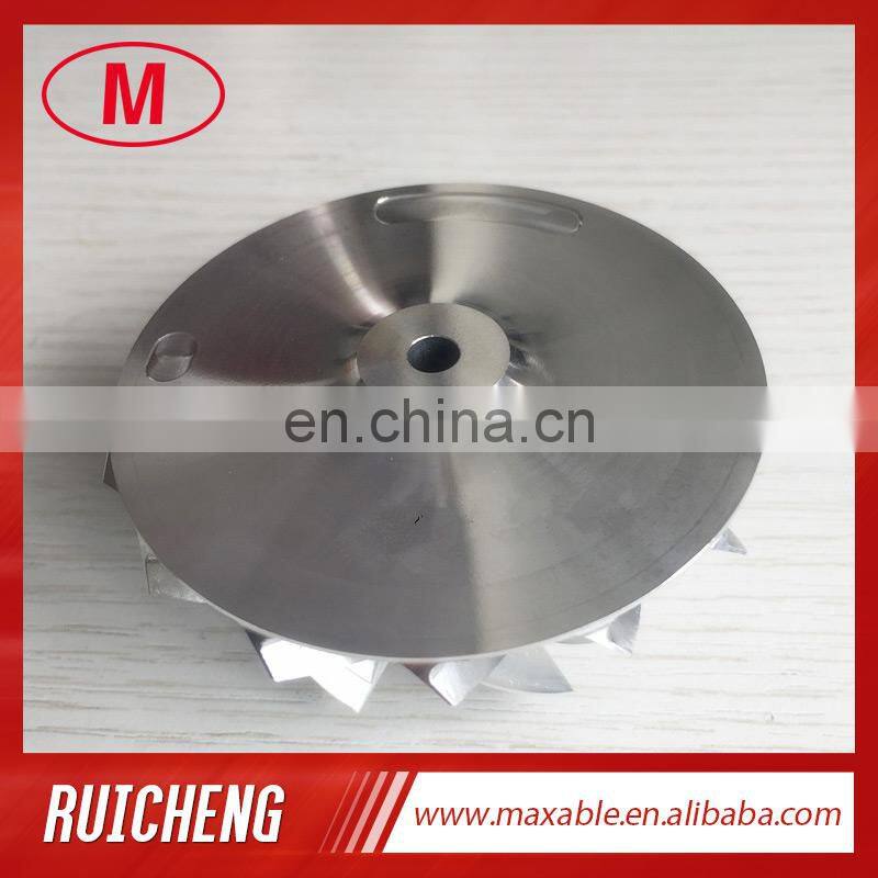 K16 54.20/68.00mm 7+7 blades high performance turbo billet/milling/aluminum 2618 compressor wheel