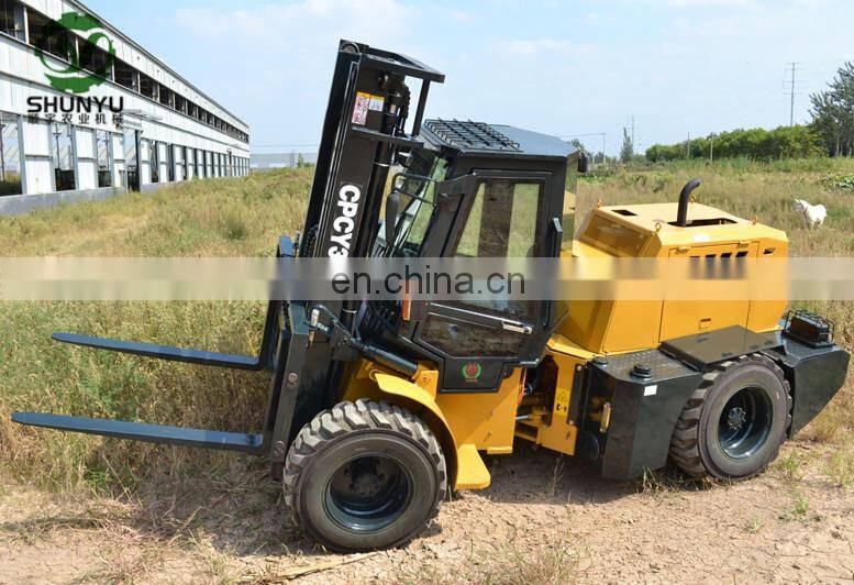 3.5 ton Rough terrain Articulated forklift