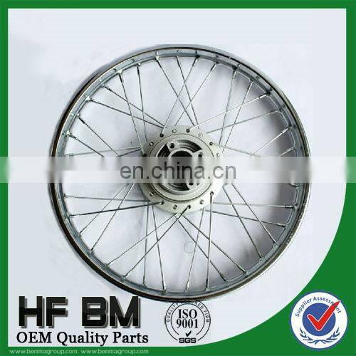 WAVE125 motorcycle front wheel rim with steel material,top quality,different sizes