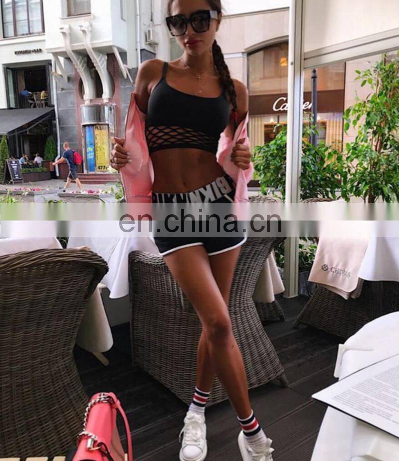 sports high-quality mesh letter swimsuit ladies swim suit yoga clothing new bikini swimwear women