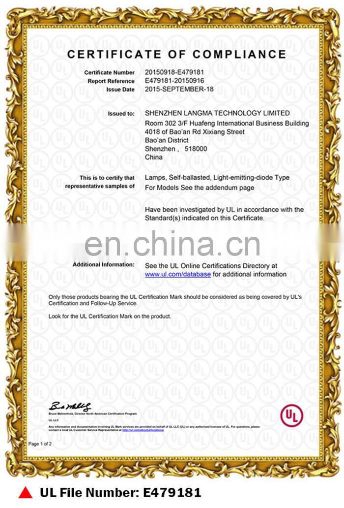 UL 120V input bright white 4500k dimmable transparent 6 watt led candelabra e12