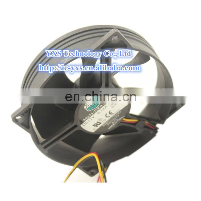 A9225-22RB-3AN-F1 DC 12V 0.18A 3 Wires Round Cooling Fan