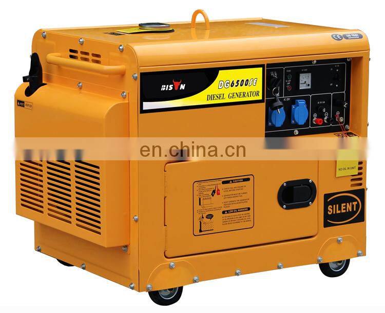 BISON(CHINA) China Supplier Diesel Power SIlent Leading LDE6800T Generator