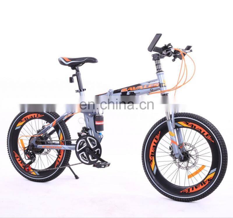 Good quality hot selling steel frame foldable 18 inch children bike with disc brake