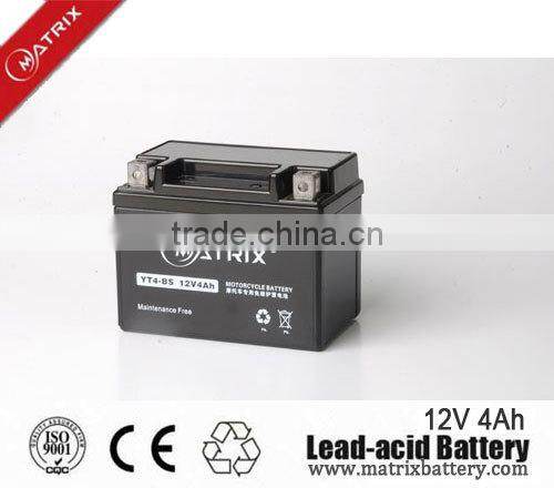 ytx5-bs 12V 5Ah maintenance free motorcycle battery with best price motorcycle battery