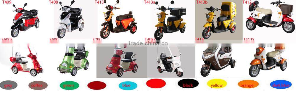 China made 1000w 48v electric cargo tricycle for elderly