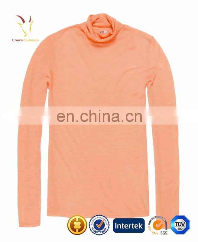 Turtleneck Fashion Knitted Pullover Sweater Cashmere