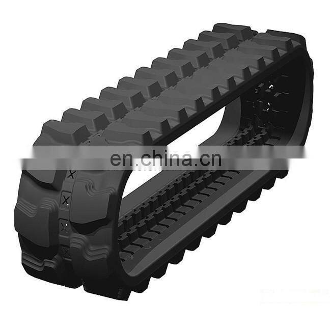 SK75-8 Excavator rubber track SK75UR rubber belt SK80 rubber track shoe