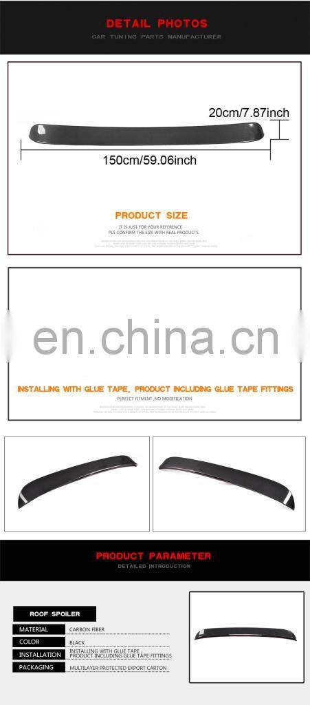 Carbon Fiber Rear Roof Spoiler For Mercedes Benz V Class Vito W447 2016-2018