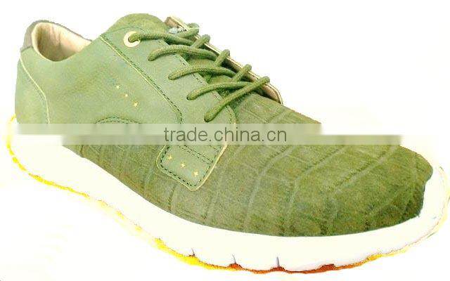 Top quality low price sharp green cool man style men casual shoes summer