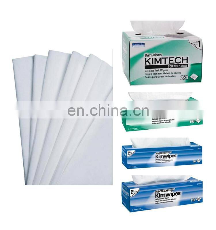 Fiber optic Kimwipes cleaning paper dust free cleaning wipes