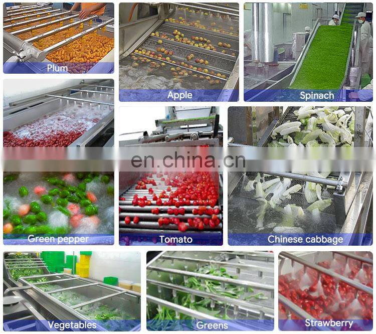 Small package bag sea food air bubble washing machine carrot bubble washing