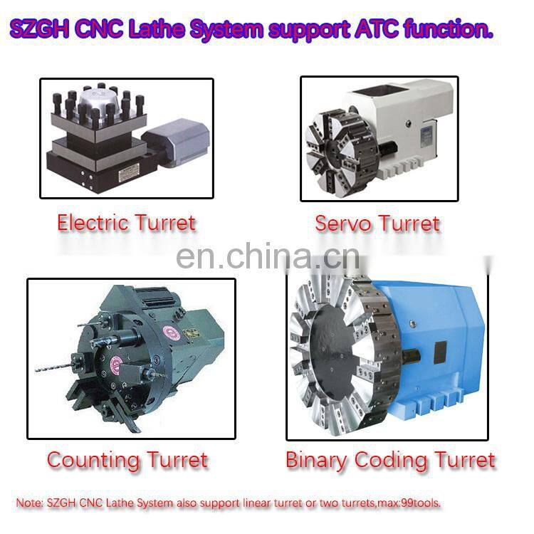 Economical 2-axis CNC lathe controller for teaching 2-axis CNC lathe and turning controller
