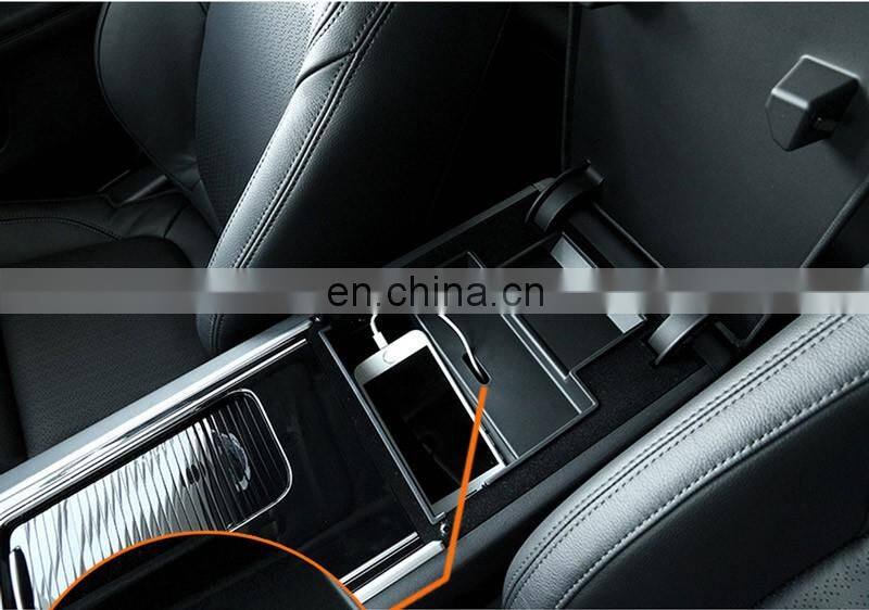 Car Interior Central Armrest Storage Box For Jaguar XE XF F-Pace 2016 Car Accessories