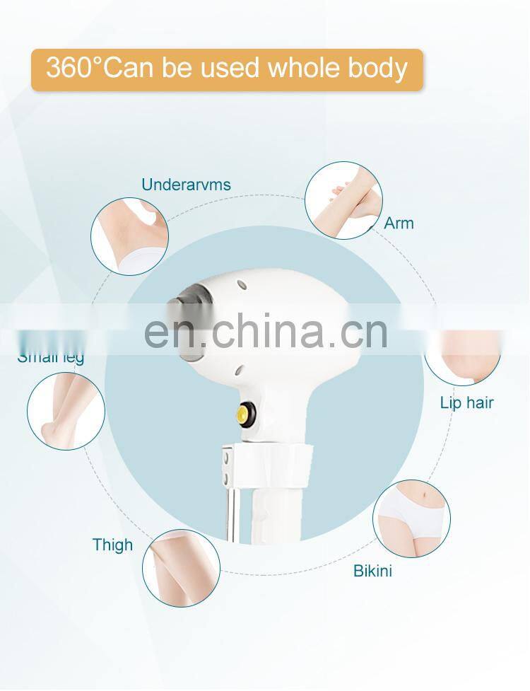 808 diode laser hair removal device Bar Germany Stack hair removal and Photon skin rejuvenation 2 in 1 beauty instrument