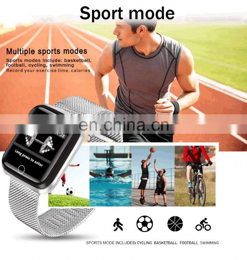LIGE BW0063 Women Smart Watch Sport Bracelet IP67 Waterproof Heart Rate Monitor Watch Led