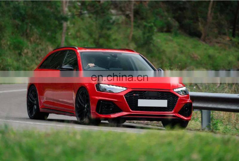Runde New Arrival For 20-21 Audi A4L Modified Rs4 Body Kit A4lb9 Front Rear Bumpers Rs4 Body Kit