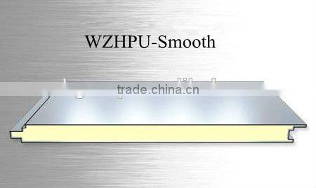 PU coolroom / coldroom sandwich panel for large size coldroom use