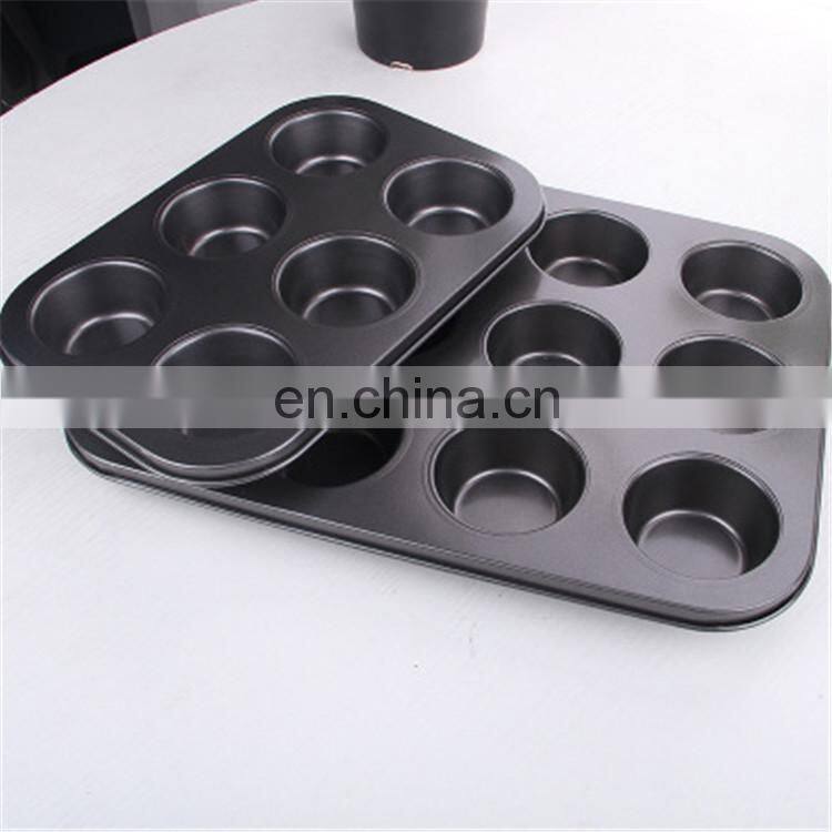 12 Cups Non-stick Metal Cupcake Mold Egg Tart Baking Dish Muffin Cake Mould Baking Cup