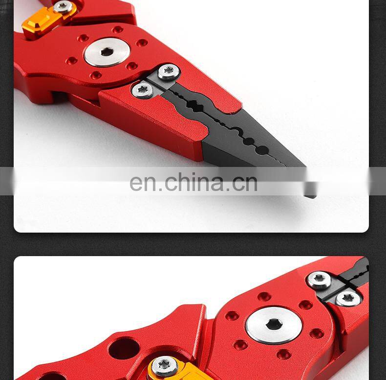 New Aluminum Alloy Outdoor Fishing Tools High Quality Luya Pliers Hook Hook Portable Pliers