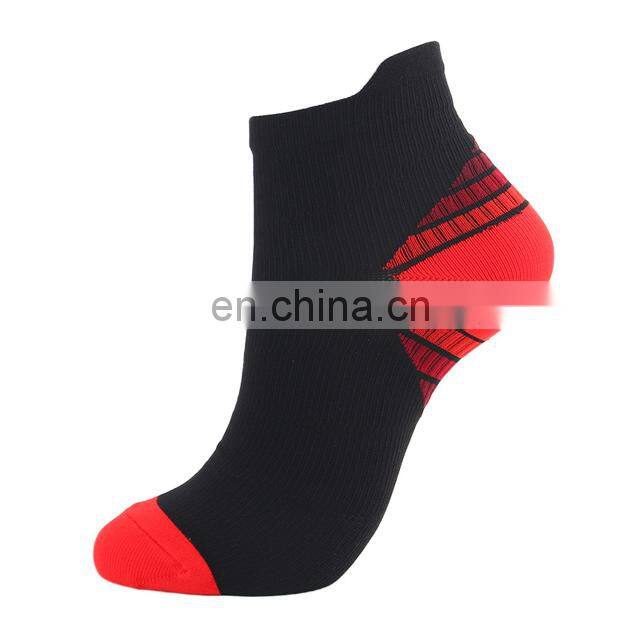 Full Cotton Comfort Basketball Custom Compression Ankle Low Cut Men's Running Socks