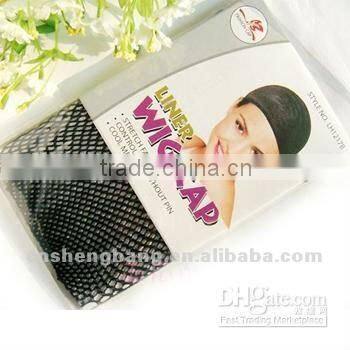 Black Wig Cap