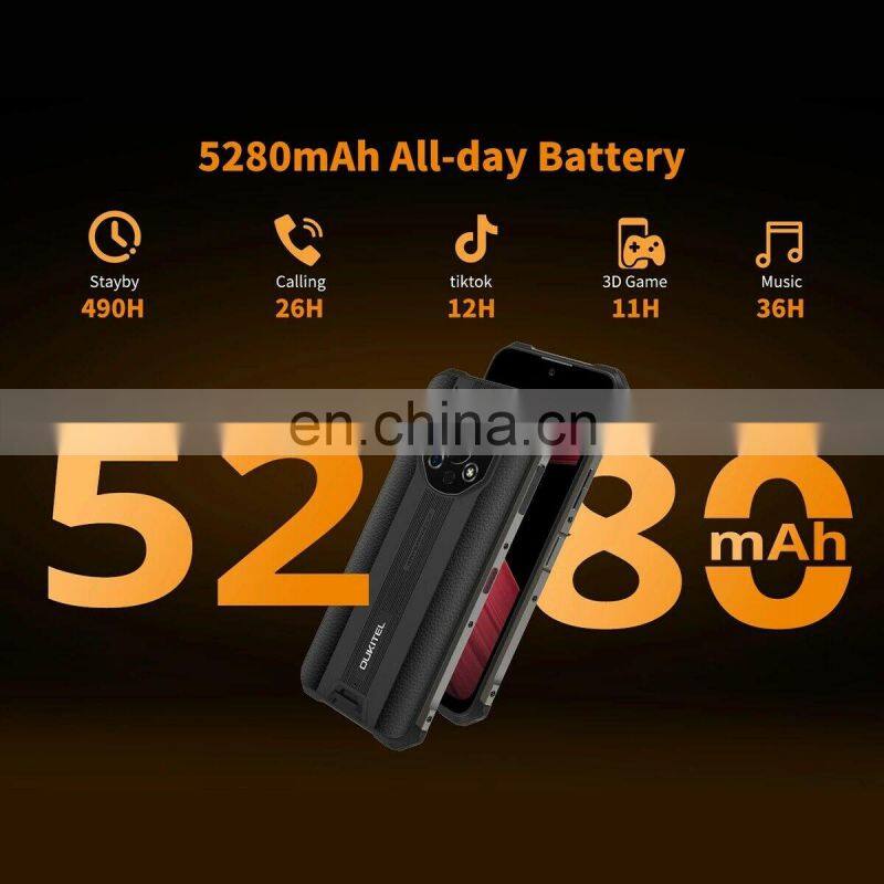 2021 Global Rugged Phone Oukitel WP13 5G 6.5inch 8+128GB Waterproof Smartphones NFC Dual Sim Android 11 Cell Phones