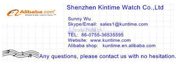 2014 new hot selling watch machine cat head stainless steel back LCD watch