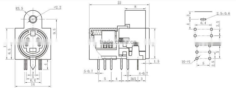 S video terminal connector