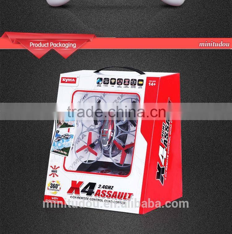 Minitudou X4 Remote Control Quadcopter with 3D rollover function and six-axis flight system