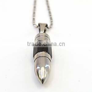 Fashion Jewellery Accessory Pen Head Steel Pendants For Men